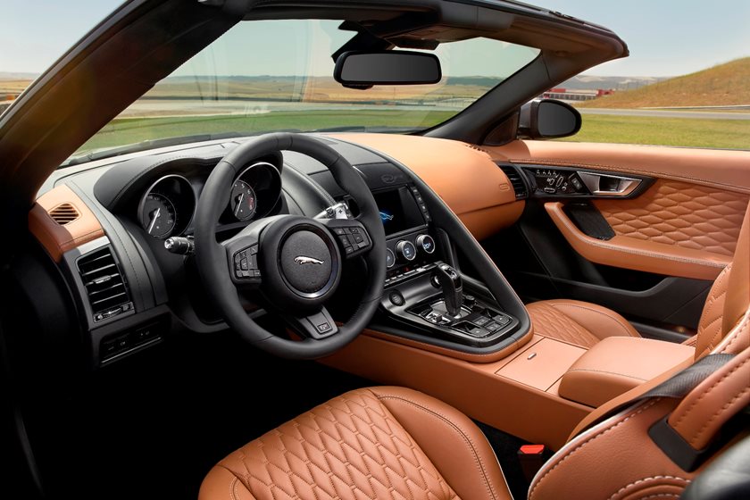 2020 Jaguar F Type Svr Convertible Interior Photos Carbuzz