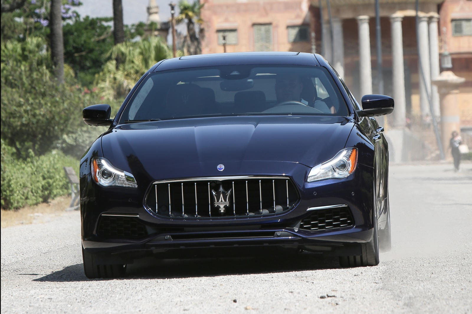 2020 Maserati Quattroporte Front View Driving