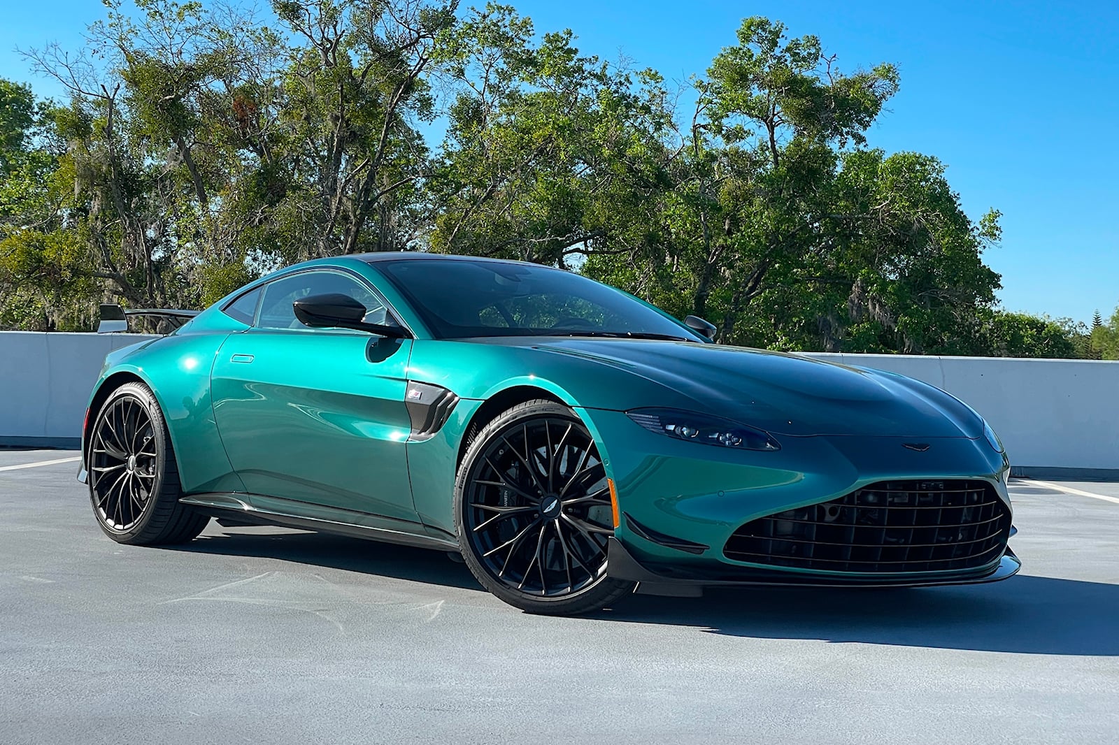 2021 Aston Martin Vantage Coupe Front Angle View