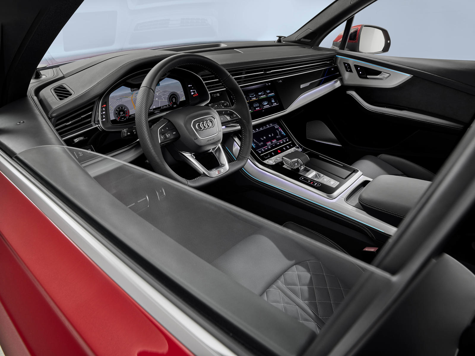 2021 Audi Q7 Central Console
