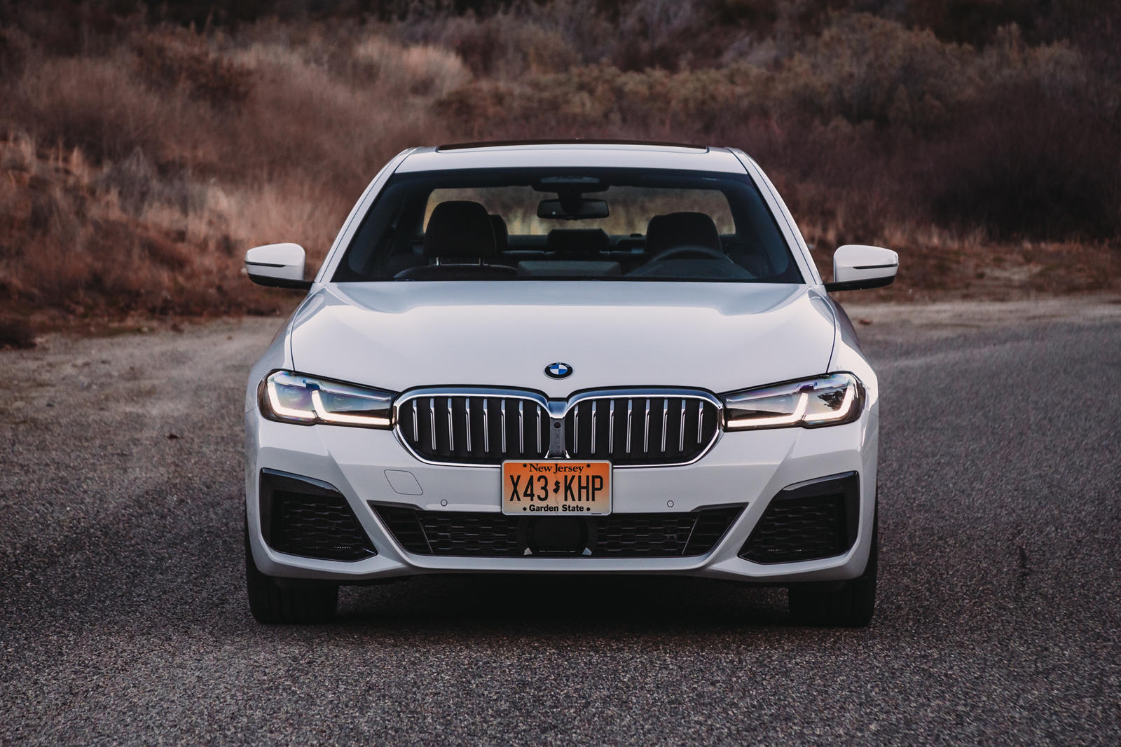 2021 BMW 5 Series Sedan Front View