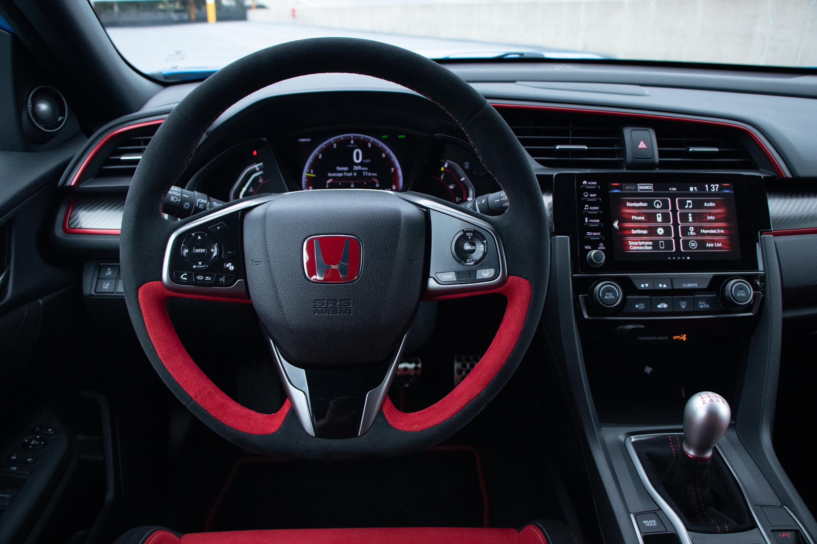 Honda Civic Type R Interior Layout & Technology | Top Gear