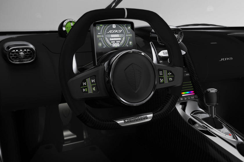 2021 Koenigsegg Jesko Absolut Steering Wheel Controls