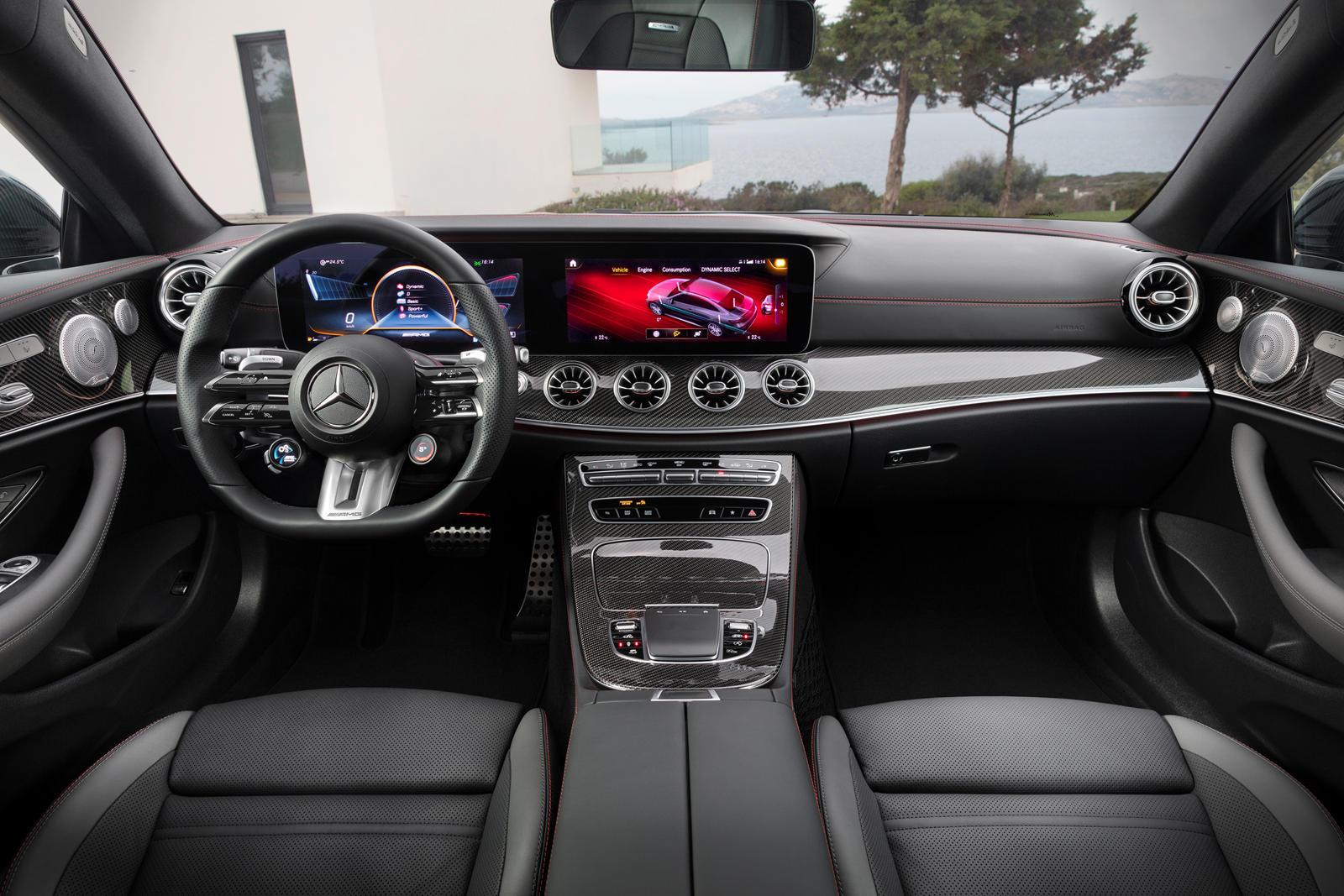 2021 Mercedes-AMG E53 Coupe Central Console