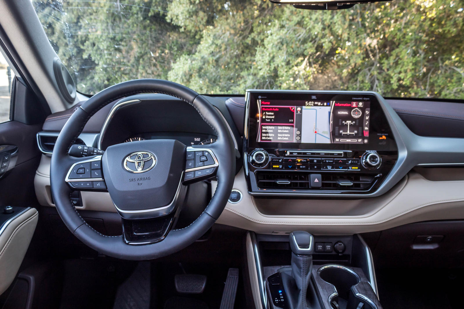 2021 Toyota Highlander Steering Wheel Design