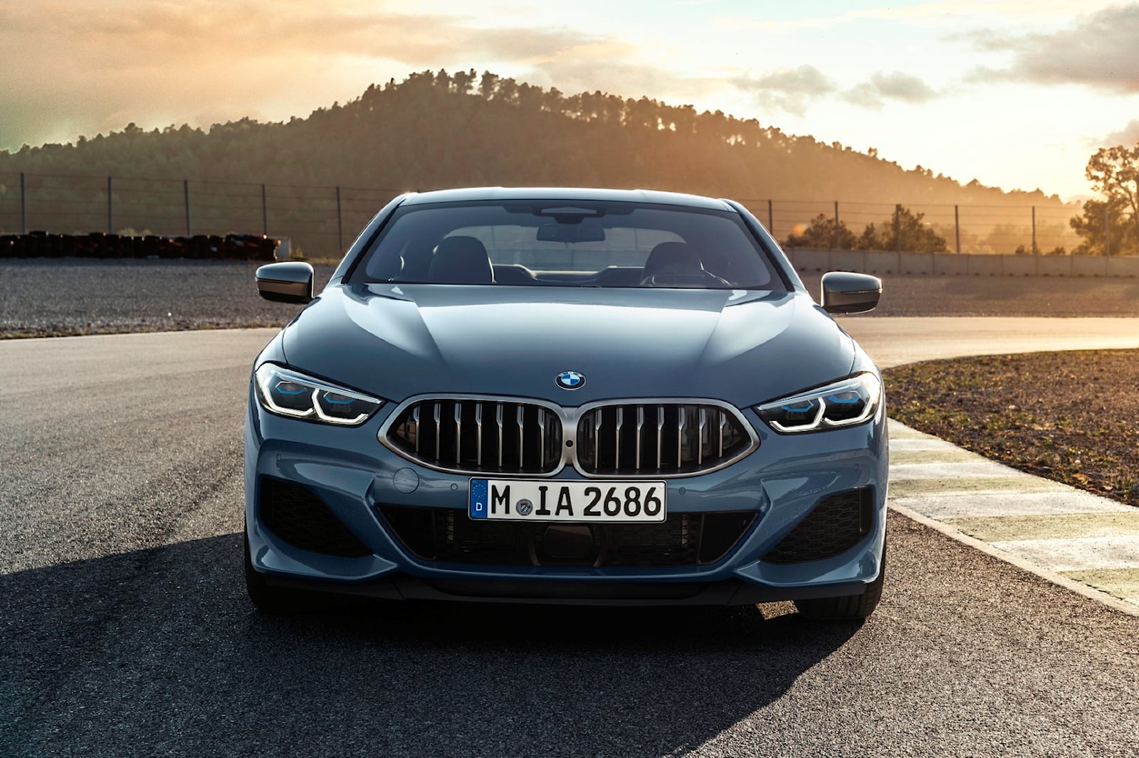 2022 BMW 8 Series Coupe Front View
