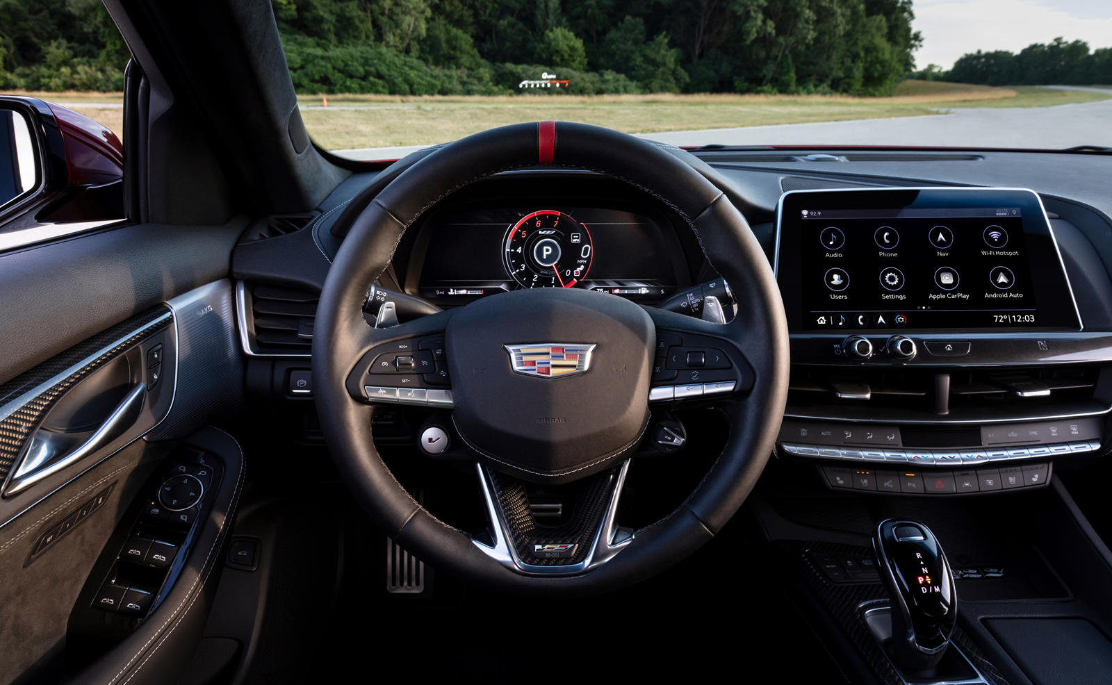 2022 Cadillac CT5-V Blackwing Multifunction Steering Wheel