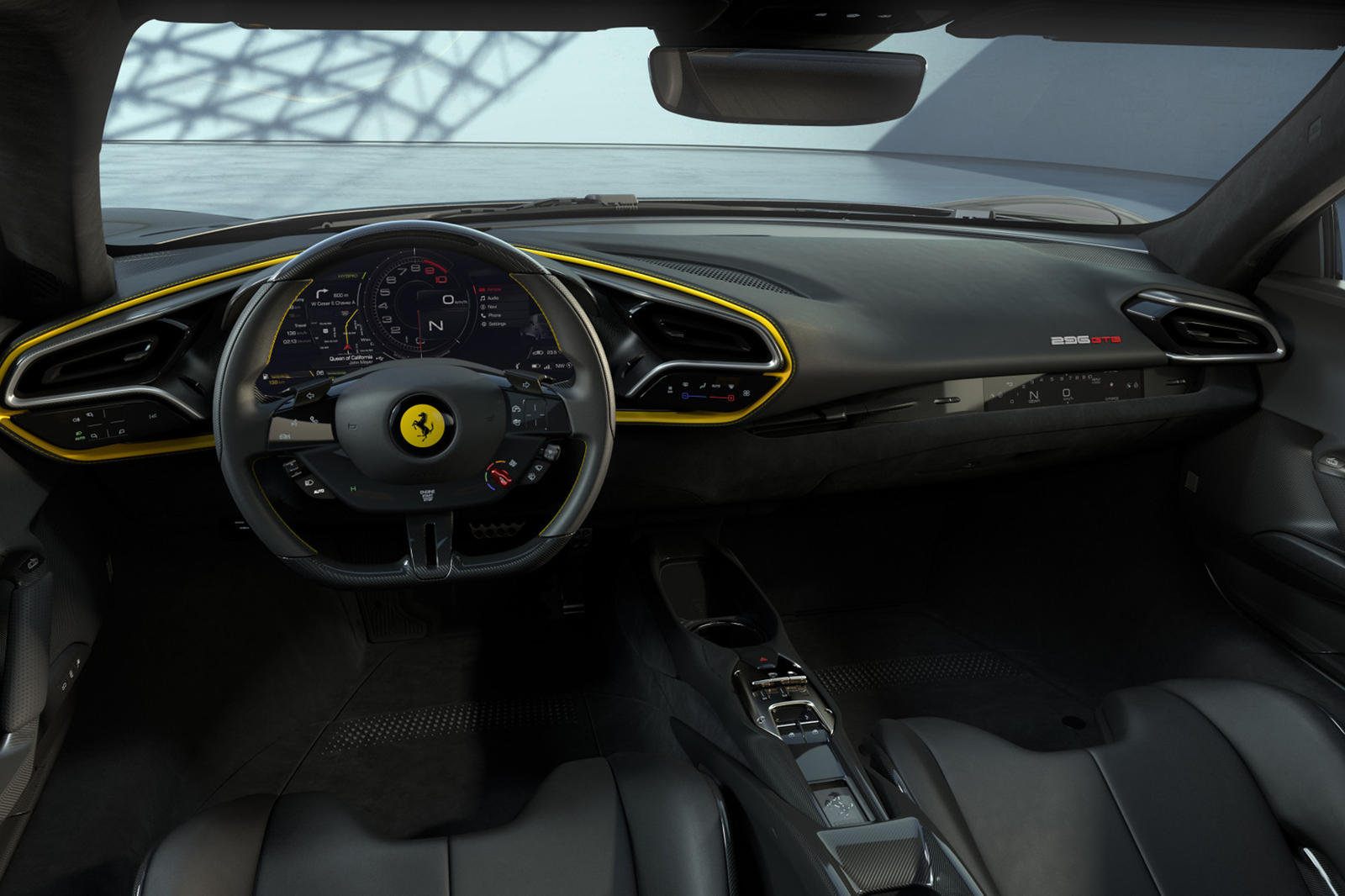 2022 Ferrari 296 GTB Dashboard