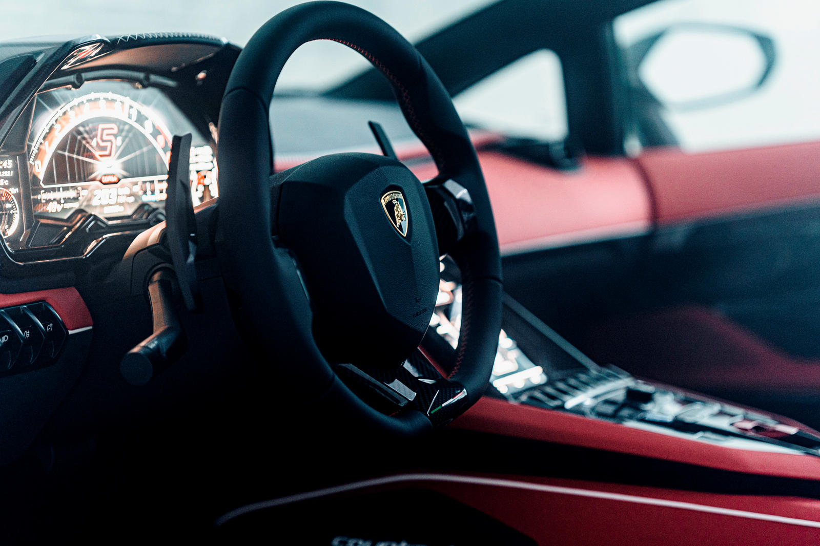 2022 Lamborghini Countach Steering Wheel Design