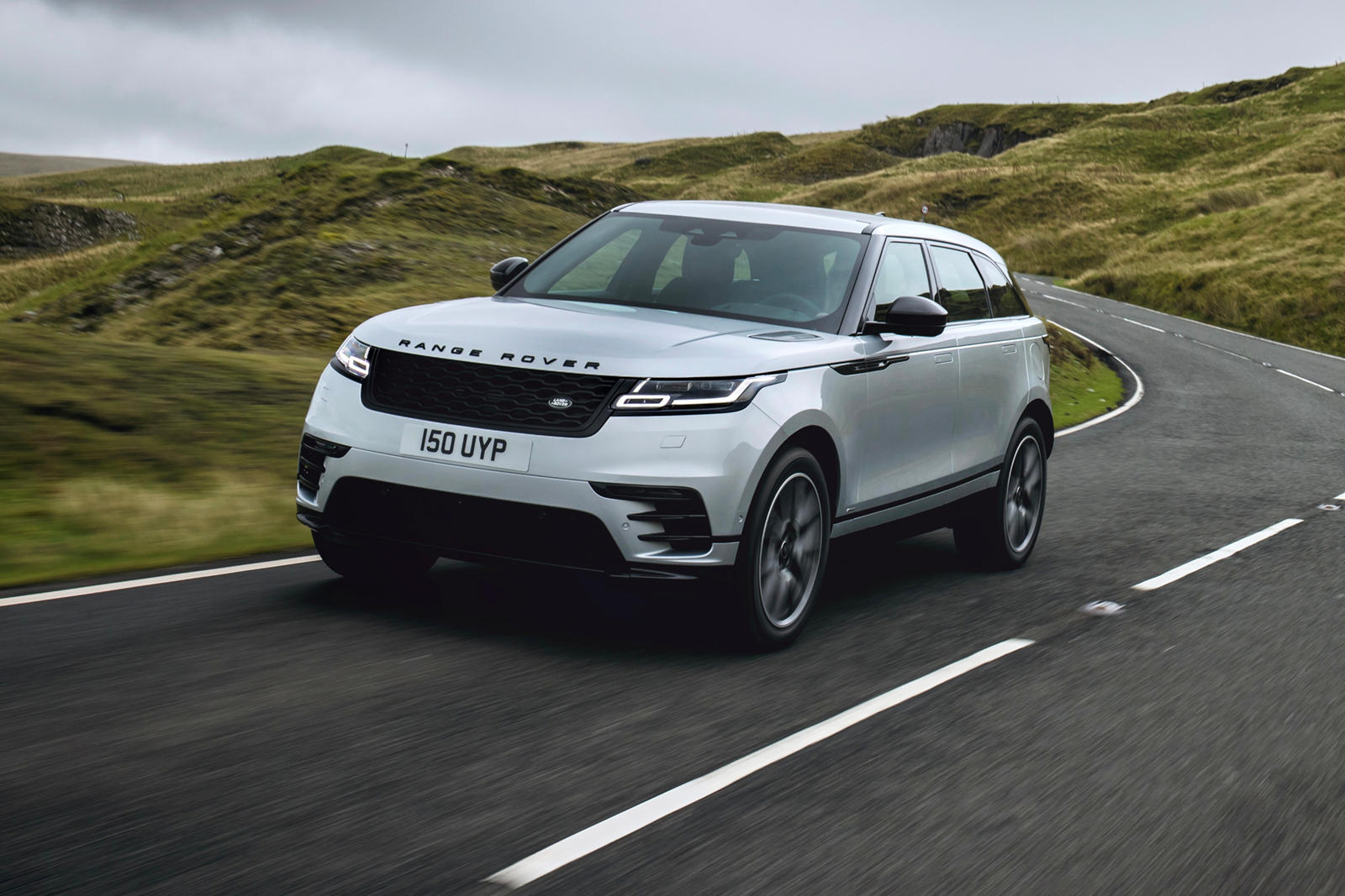2022 Land Rover Range Rover Velar Front View Driving