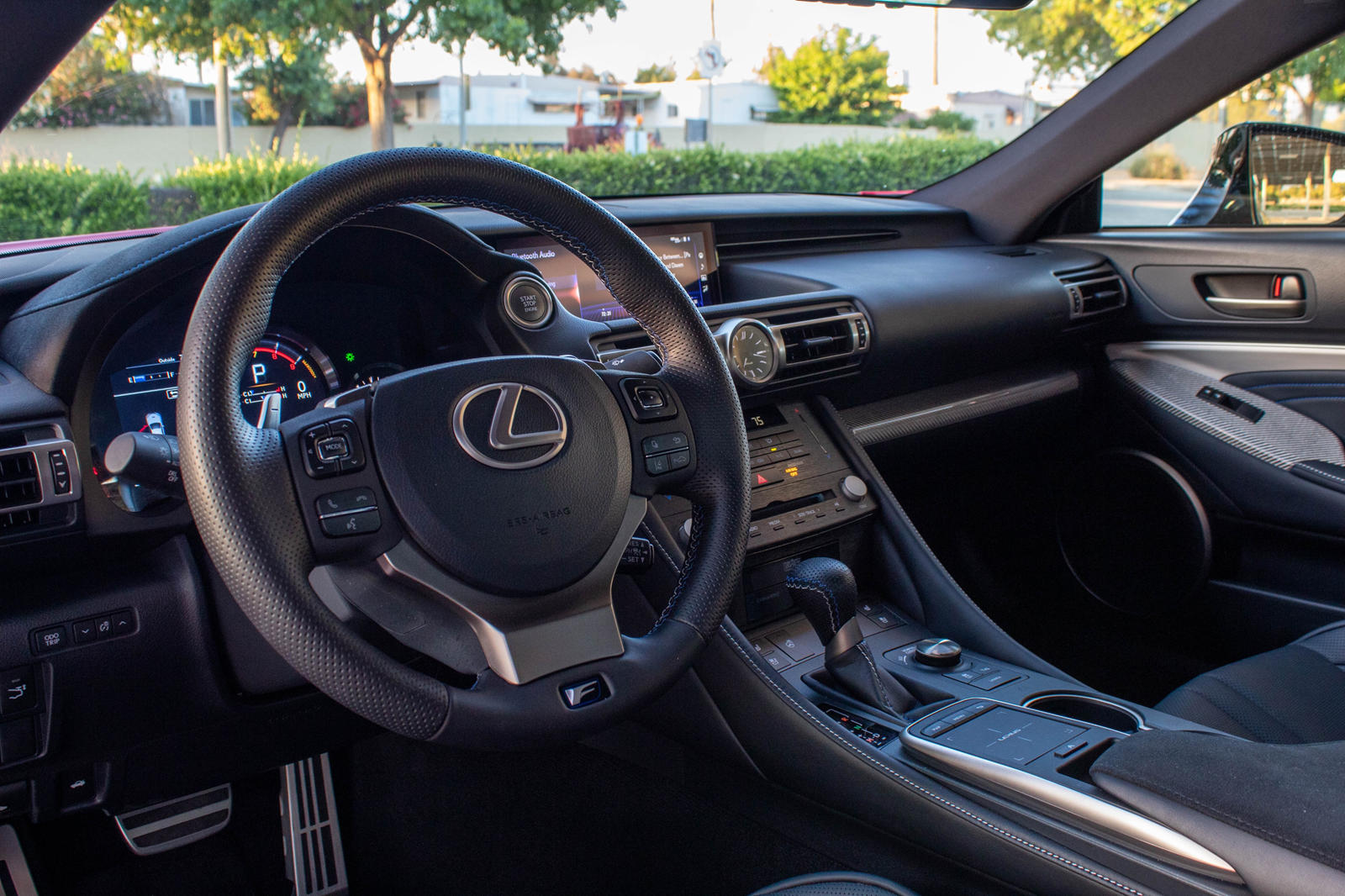 2022 Lexus RC F Steering Wheel Design