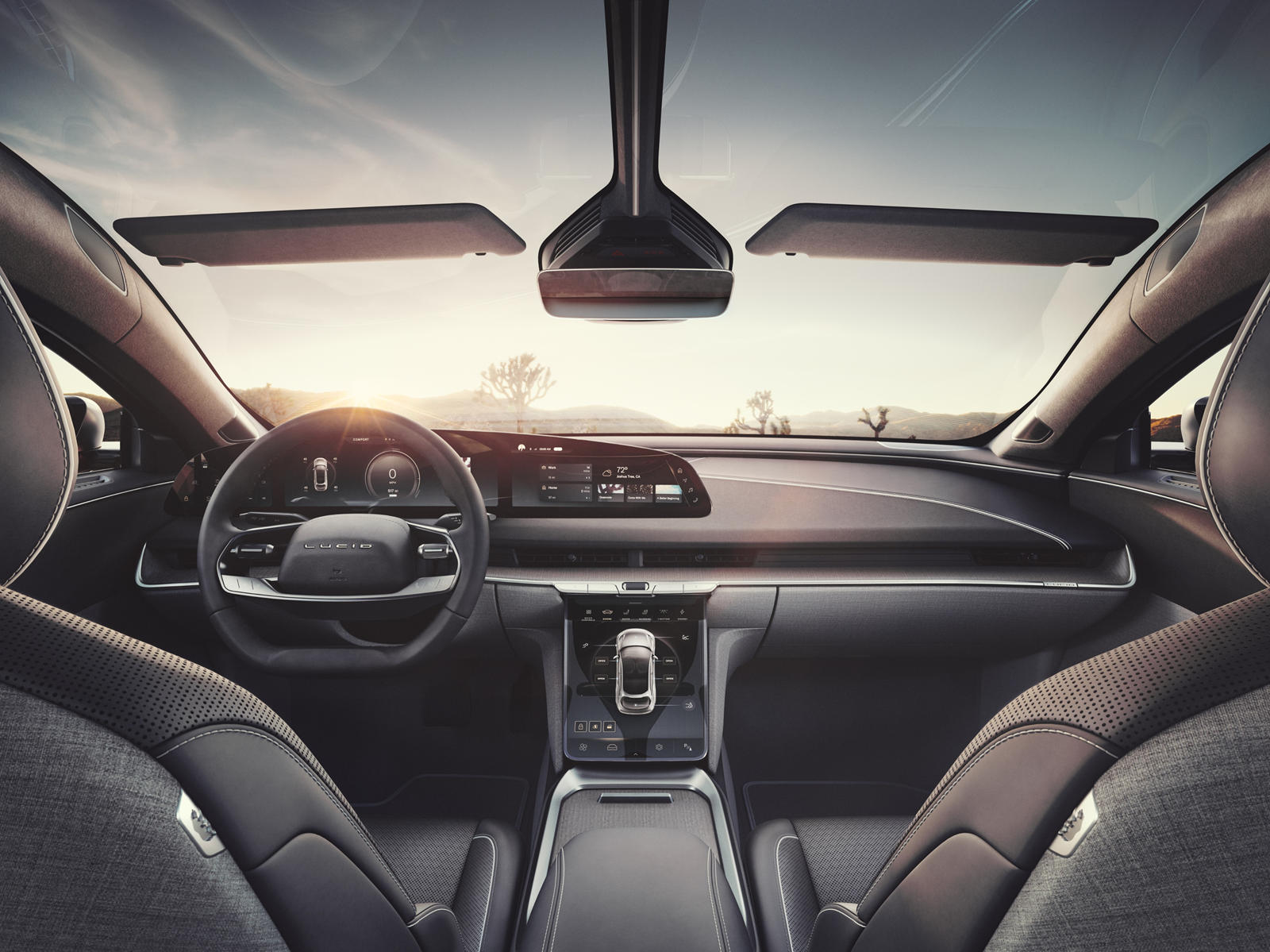 2022 Lucid Air Central Console