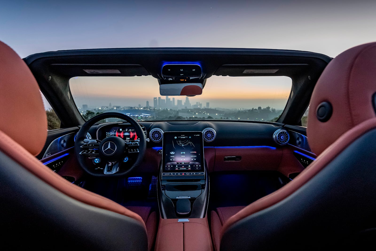 Mercedes-AMG SL 55 Roadster interior, PC- Social Media