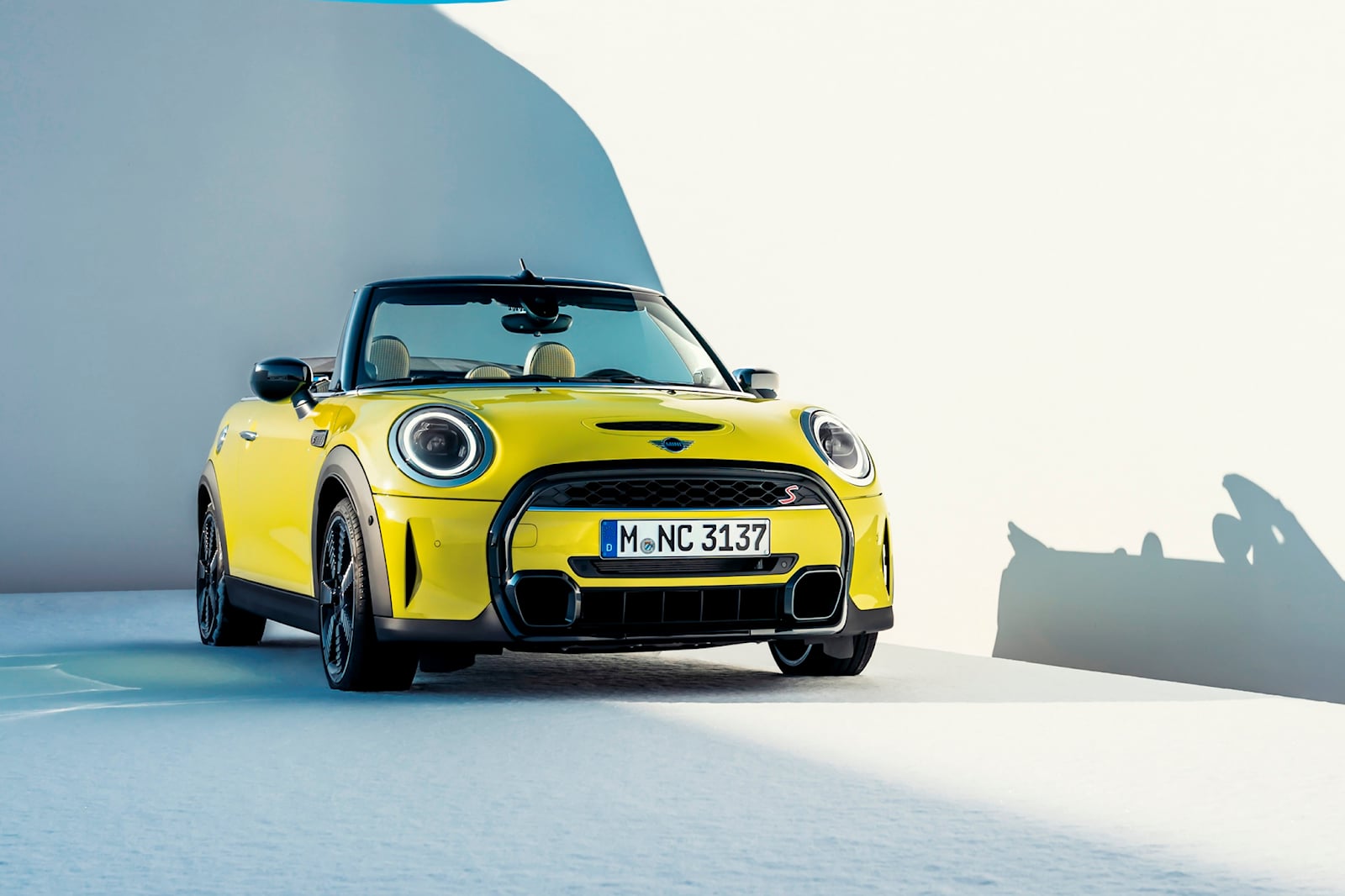 2022 Mini Cooper Convertible Front Angle View