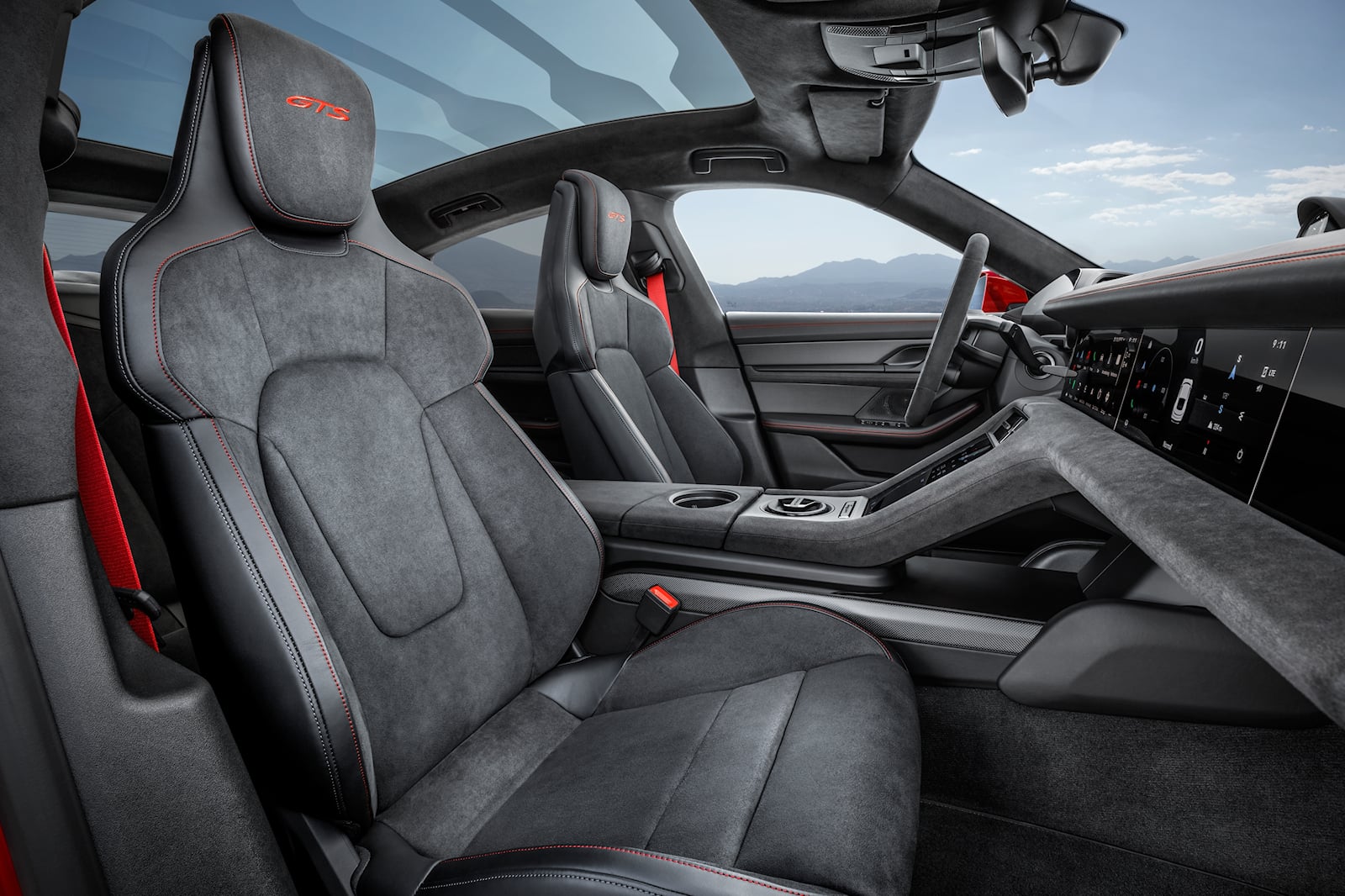 2022 Porsche Taycan Front Seats