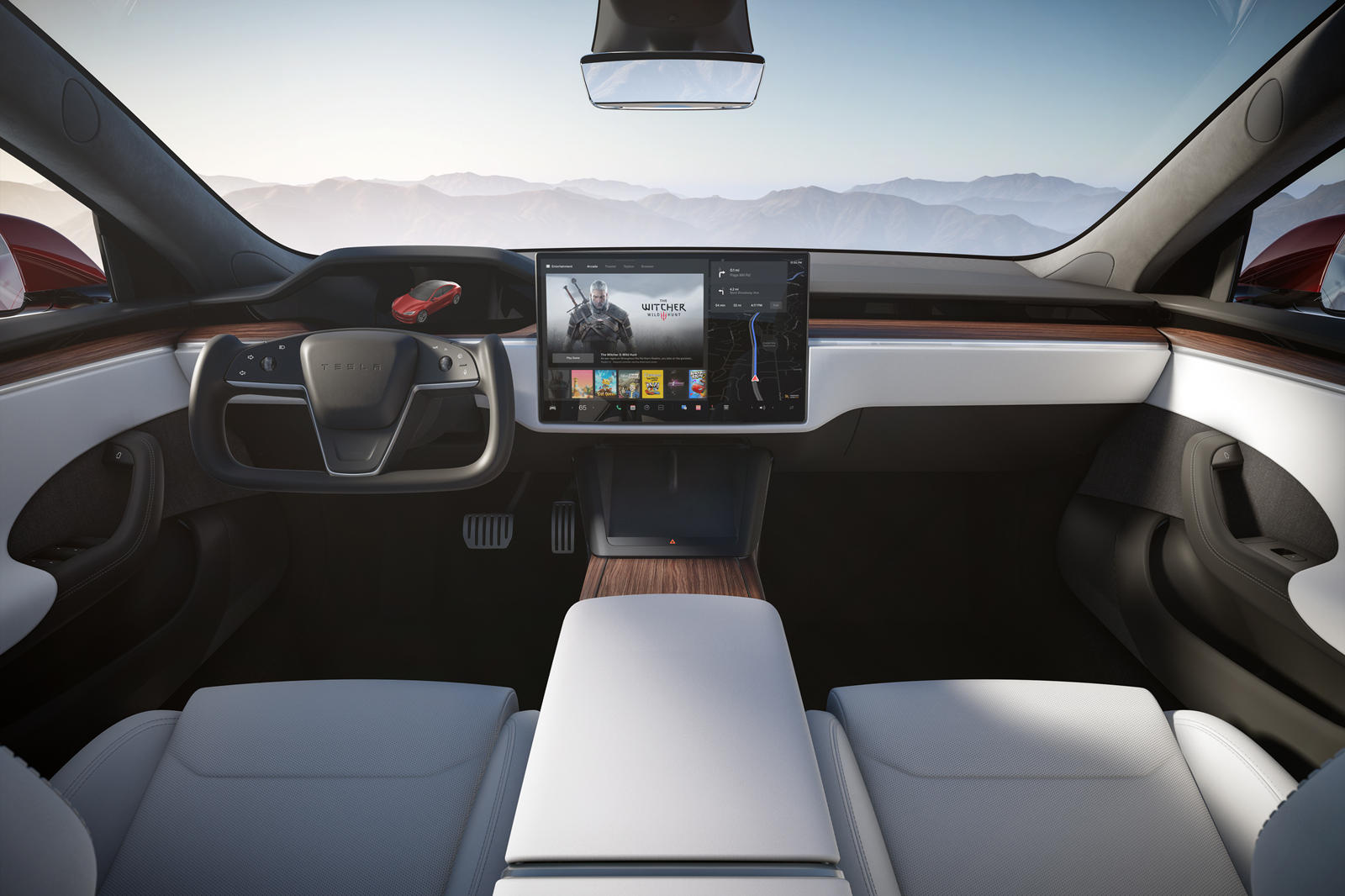 2022 Tesla Model S Dashboard 1