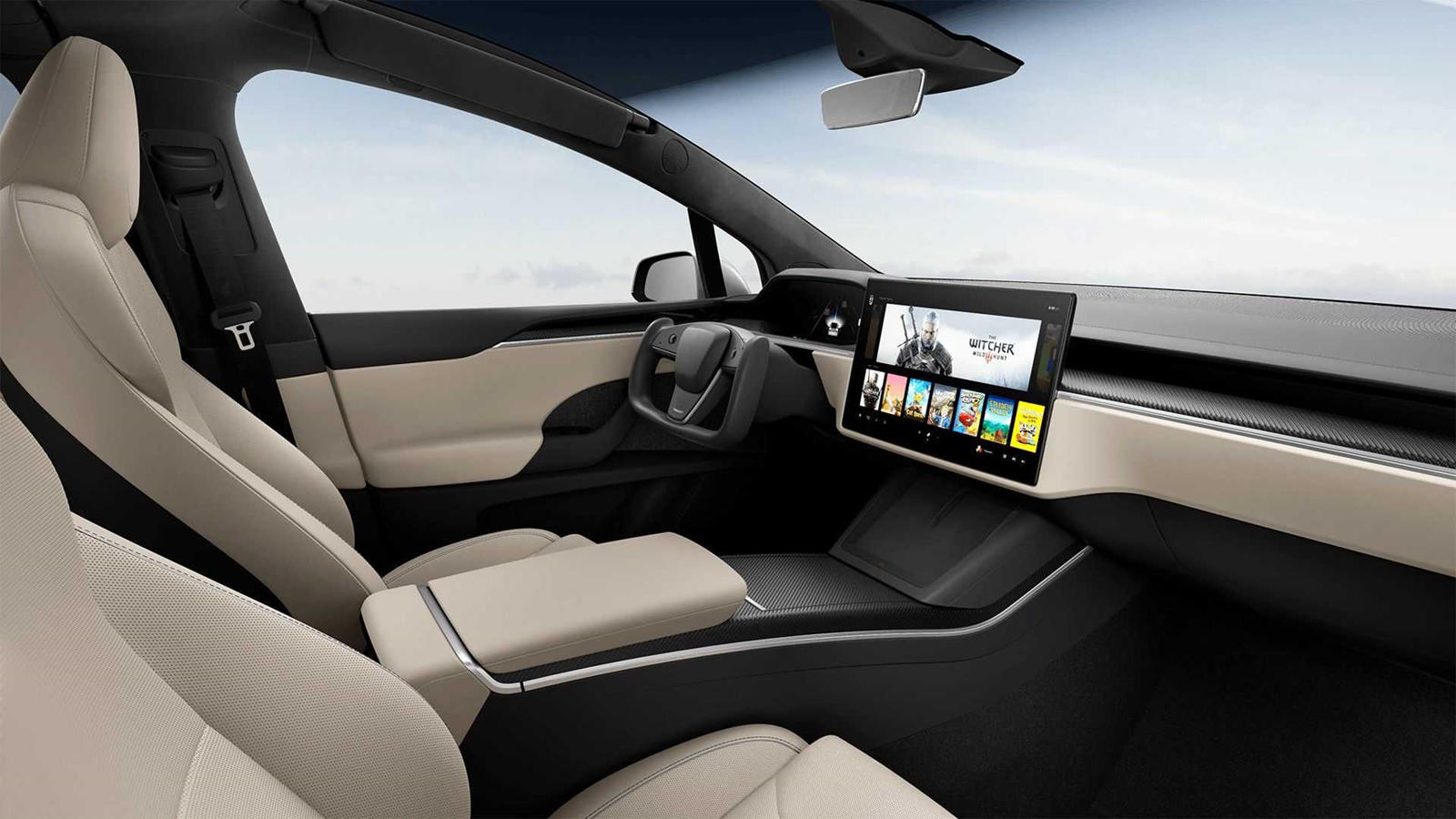 2022 Tesla Model X Plaid Cockpit