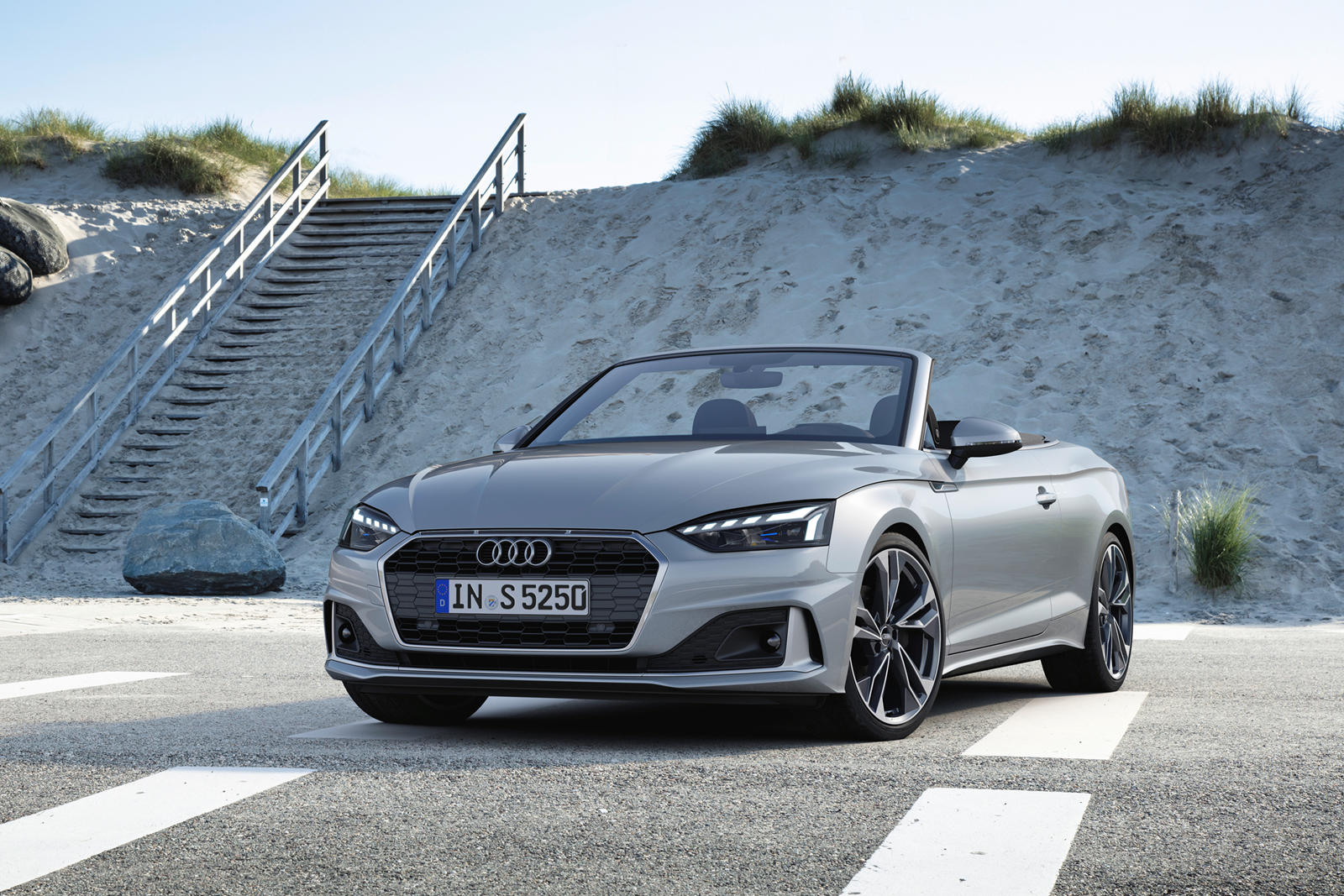 2023 Audi A5 Convertible Front Angle View