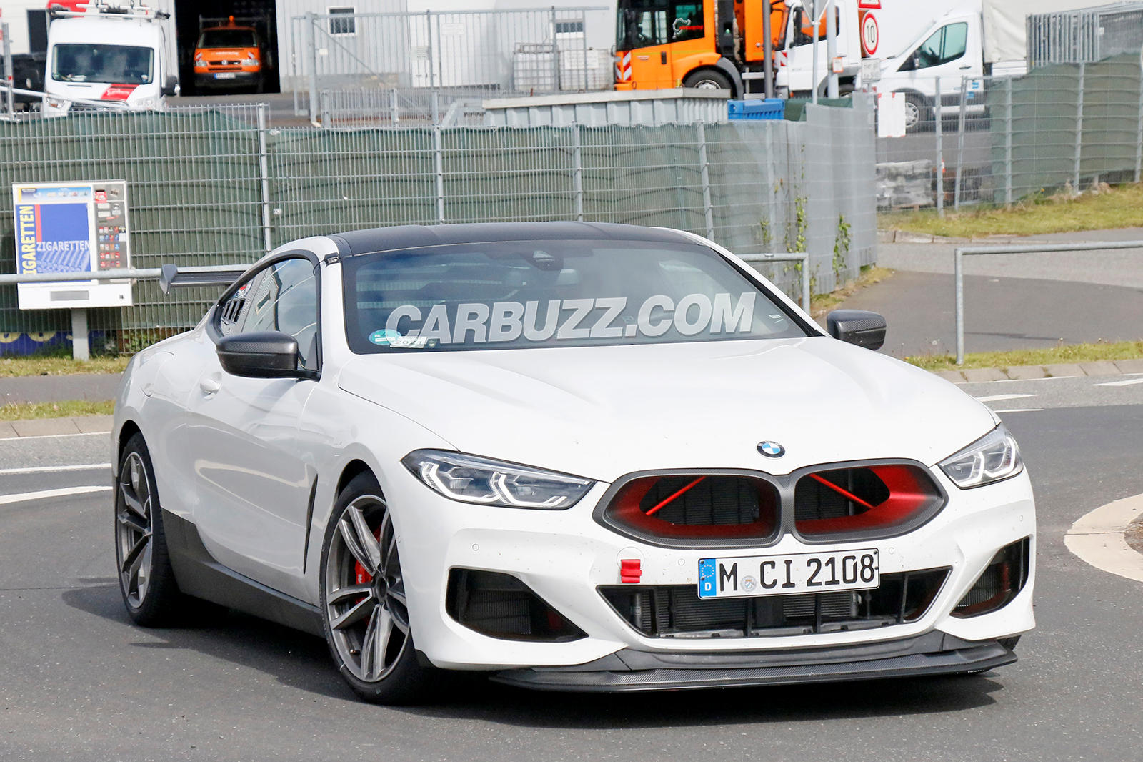 2023 BMW M8 CSL Driving Front Angle