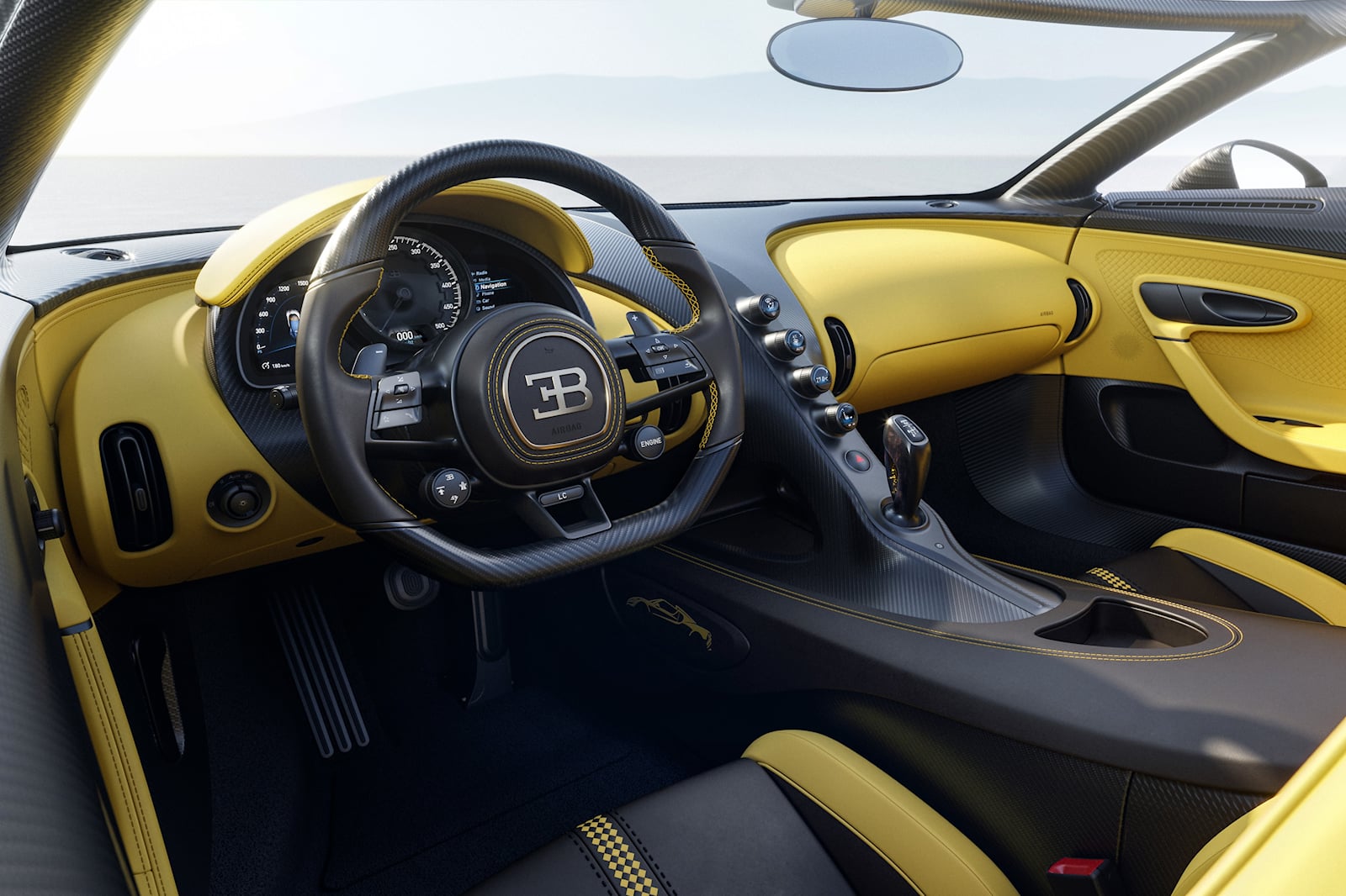 2023 Bugatti W16 Mistral Dashboard