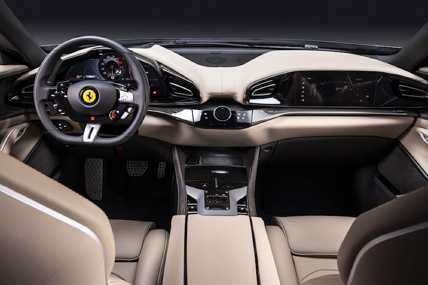 2023 Ferrari Purosangue Dashboard Carbuzz 1038305 