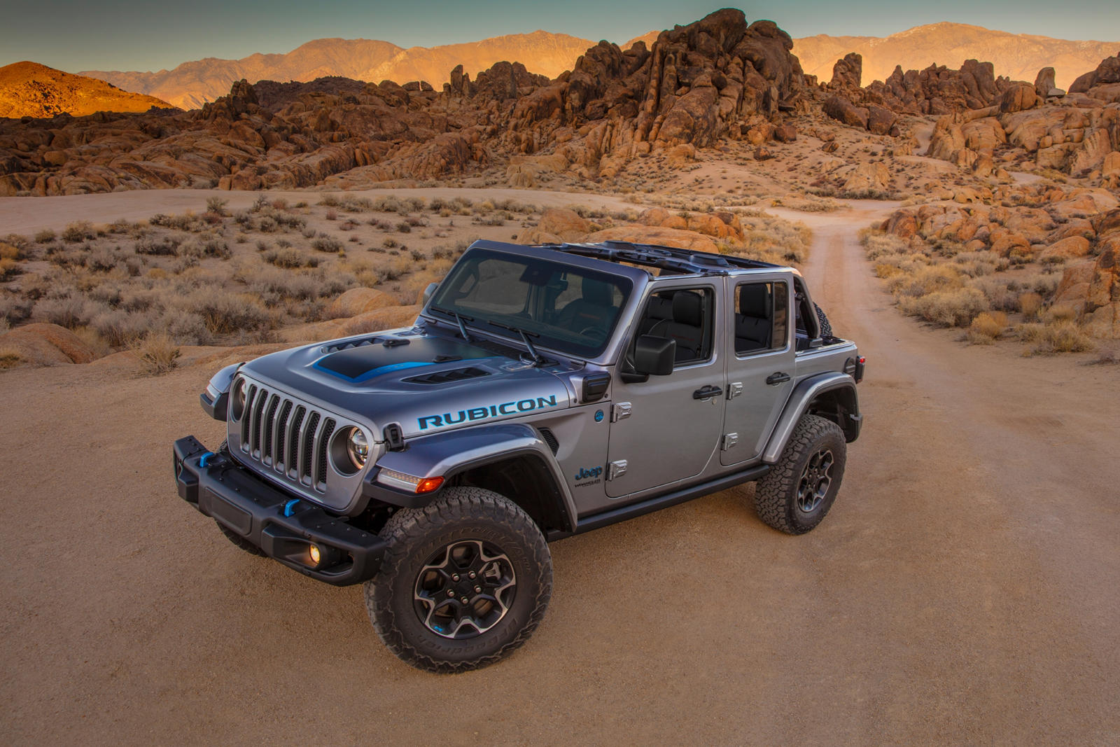 2023 Jeep Wrangler 4xe Hybrid Front Angle View