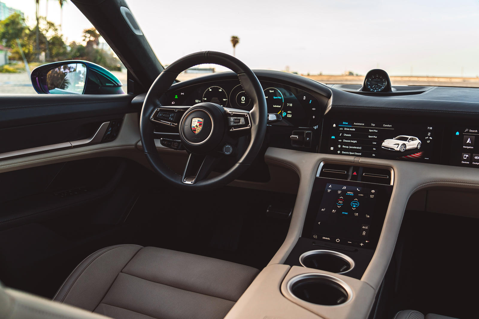 2022 Porsche Taycan Interior Features, Comfort, and Technology