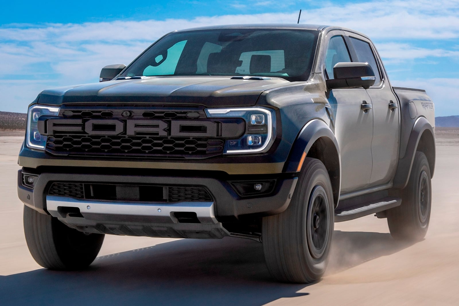 2024 Ford Ranger Raptor Front View Driving
