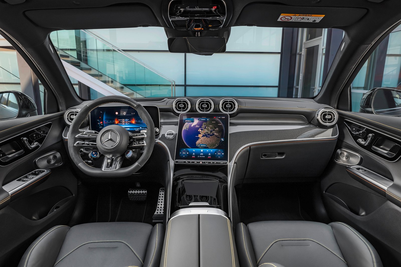 2025 Mercedes-AMG GLC 63 SUV Interior Overview