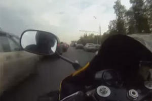 Apparently This Insane Russian Biker Has Not Seen Enough Dash Cam Crashes on CarBuzz