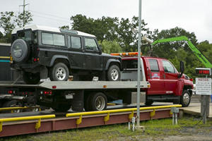 Customs Destroys Illegally Imported Land Rover Defender