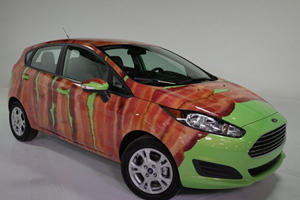 Ford's Sense of Humor Reveals Bacon-Wrapped Fiesta