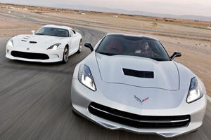 Corvette Stingray and SRT Viper Track Tested