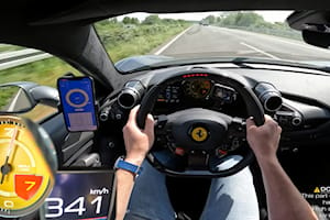 Ferrari F8 Tributo Autobahn Video Shows 211-MPH Top Speed Rip