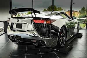 $1 Million Chrome Lexus LFA Can't Find A Buyer After Two Years On The Market