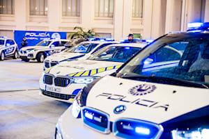 Madrid Municipal Police Take Delivery Of 169 Electrified BMWs
