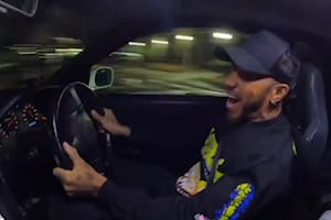 Lewis Hamilton Reprimanded For Ripping Donuts In An R34 Nissan Skyline GT-R