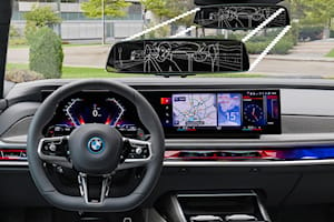 New BMW Digital Rearview Mirror Only Shows You The Most Important Things