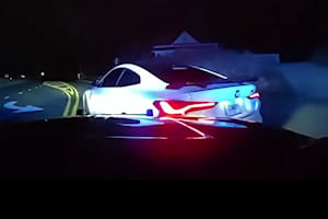 WATCH: 'Freaked Out' BMW M4 Driver Tries To Evade Police