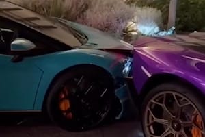 Valet Driver Smashes Lamborghini Aventador Ultimae Roadster Into Ultimae Coupe