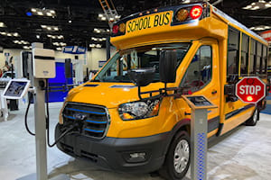 Ford Introduces An E-Transit-Based Electric School Bus