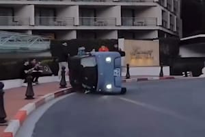 Driver Rolls Citroen Ami At Monaco's Famous Hairpin Thinking They're An F1 Ace