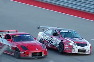 WATCH: Acura TSX Performs Incredible Pass At The Finish Line While Driving On Three Wheels