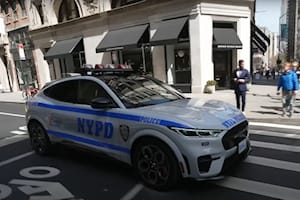 NYPD's Mustang Mach-E GT Squad Cars Are Perfect For Sneaking Up On Unsuspecting Donuts