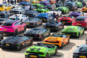 382 Lamborghinis Descend On Silverstone For Record-Breaking Gathering