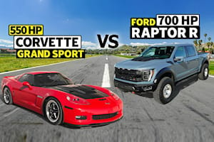 Ford F-150 Raptor R Vs. Chevrolet C6 Corvette: Drag Race Special