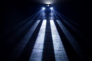 Hyundai's New Headlights Can Project Virtual Pedestrian Crossing On Dark Roads