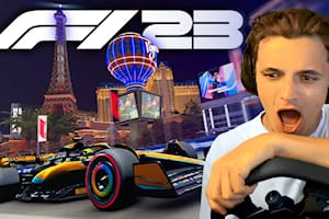 Lando Norris Drives Las Vegas Track On New F1 2023 Game