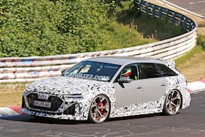 Audi Testing Extreme RS6 Avant With Roll Cage And Big Spoiler