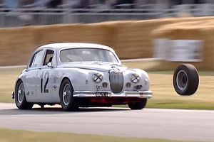 WATCH: Wheel Hurtles Off Jaguar Mk1 Into Crowd At Goodwood Festival Of Speed